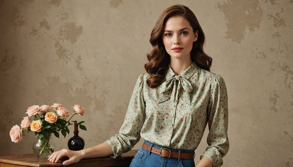 La blouse vintage femme : un must pour un look rétro chic